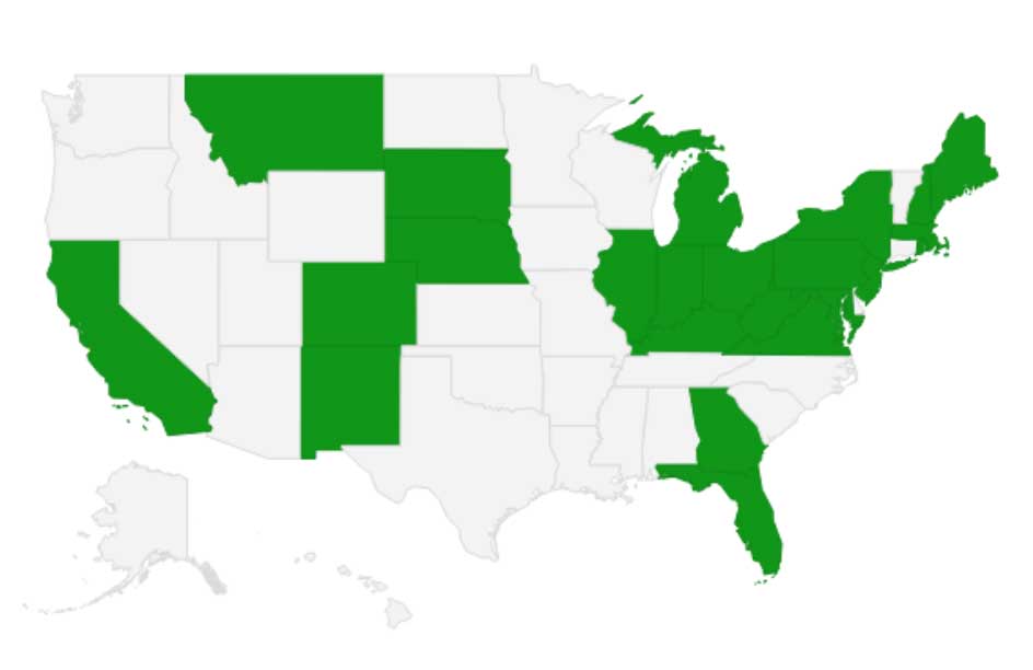 map of united states